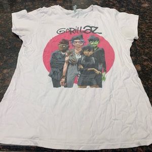 Vintage Gorillaz Tour Merch Band T-Shirt Size: L-XL